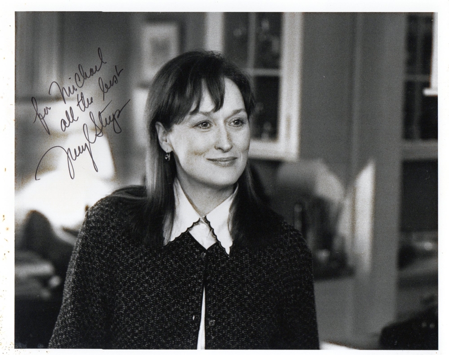 Meryl Streep signed item