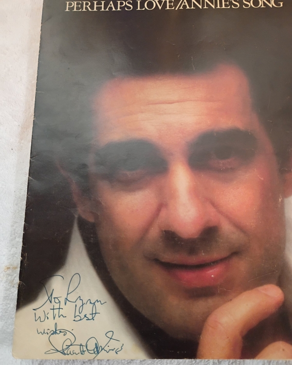 Placido Domingo signed vinyl / lp