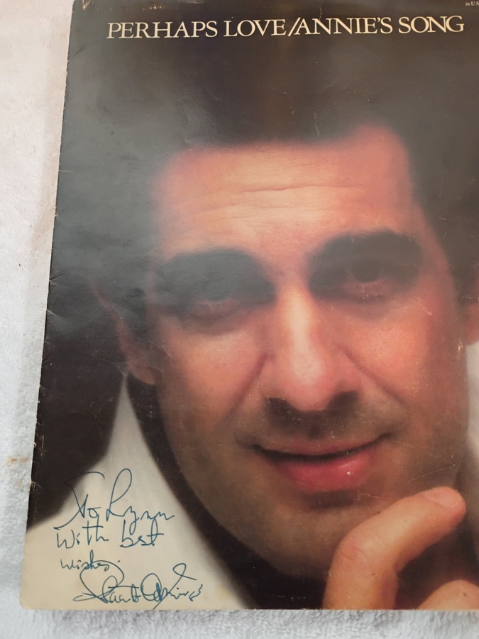 Placido Domingo signed vinyl / lp