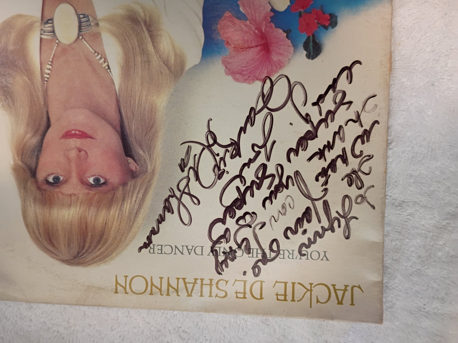 Jackie DeShannon signed vinyl / lp