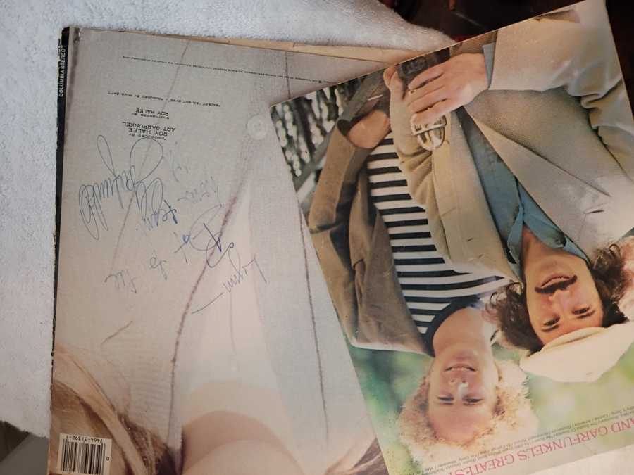 Art Garfunkel signed vinyl / lp