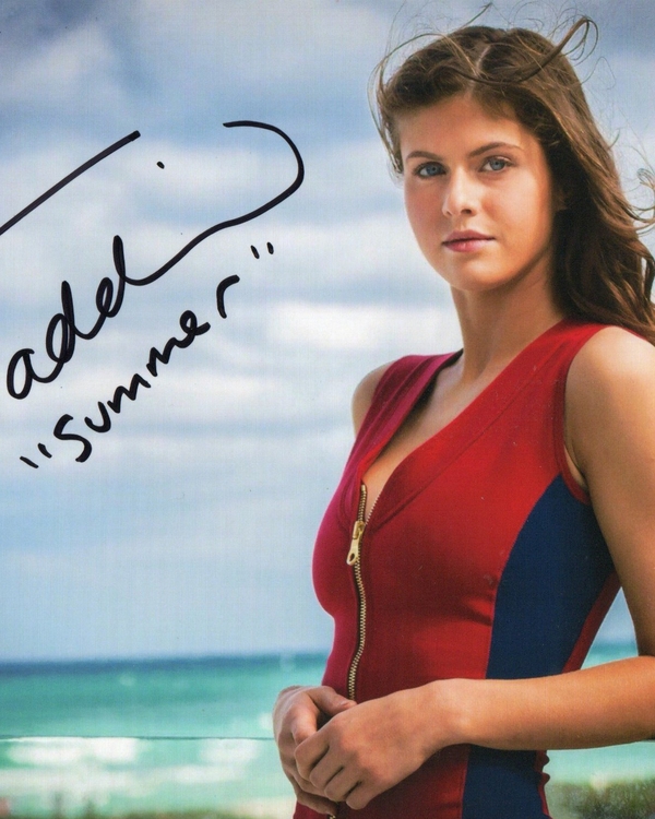 Alexandra Daddario signed item
