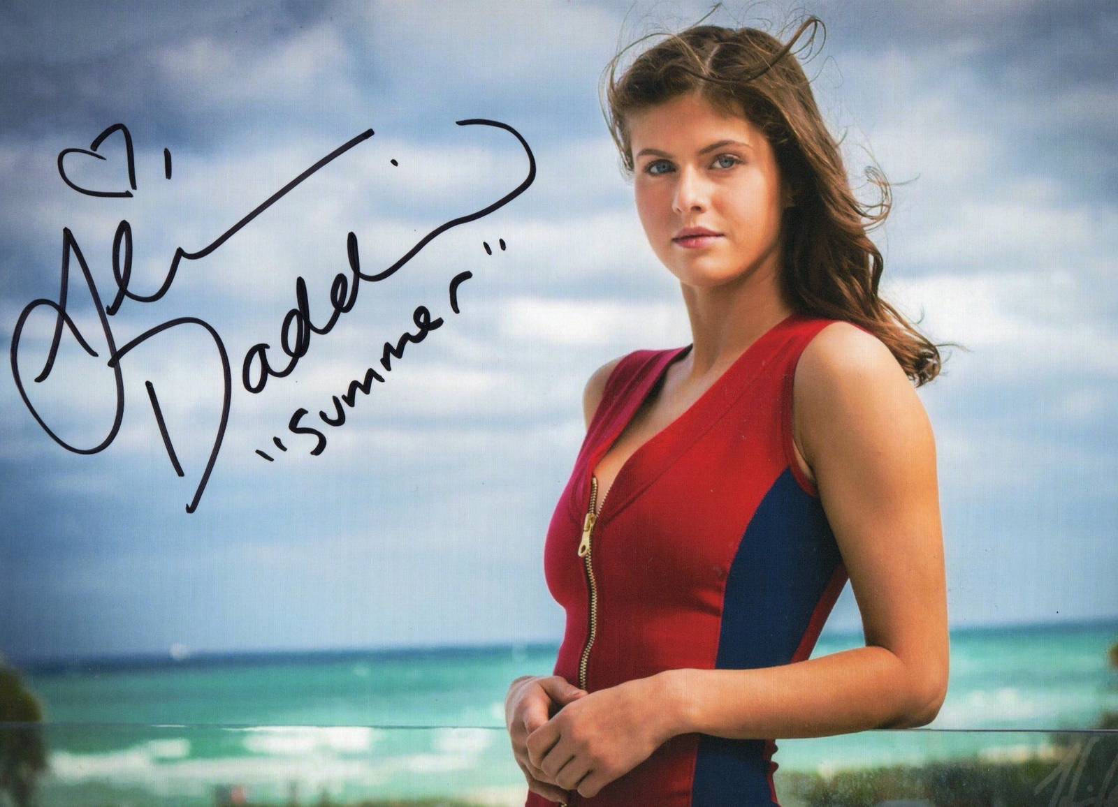 Alexandra Daddario signed item