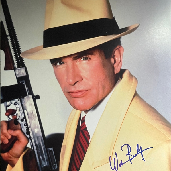 Warren Beatty signed item