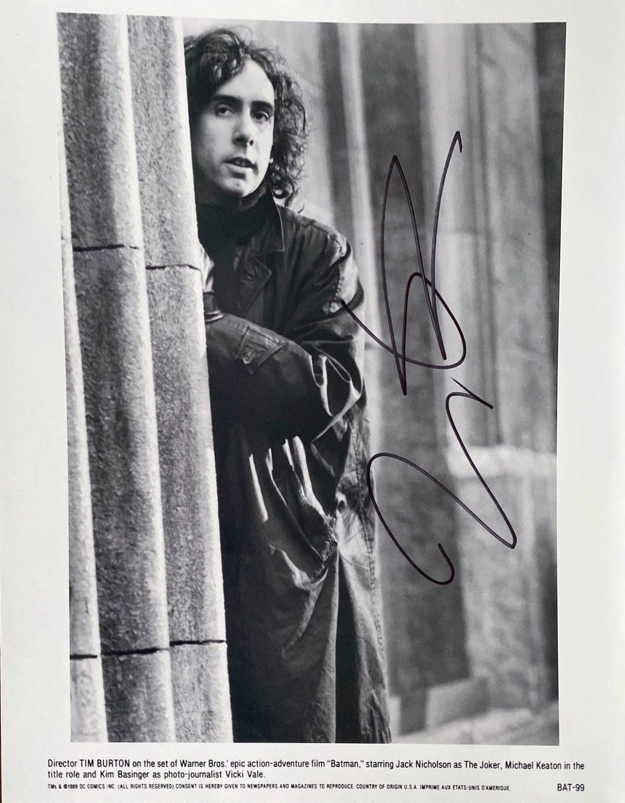 Tim Burton signed item