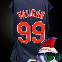 Charlie Sheen Autographed Major League Indians Sleeveless Jersey with "Wild Thing"