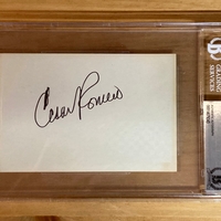 Cesar Romero signed item