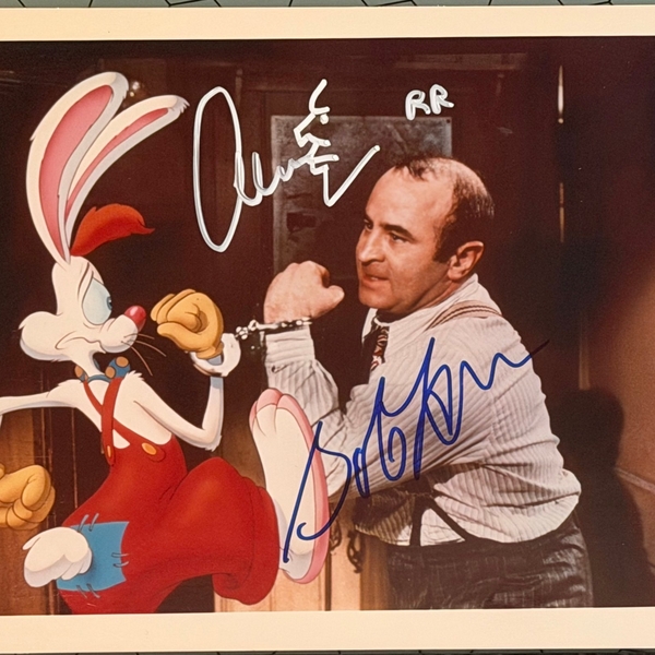 Bob Hoskins & Charles Fleischer signed item