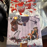 Axl Rose & Slash & Steven Adler signed item