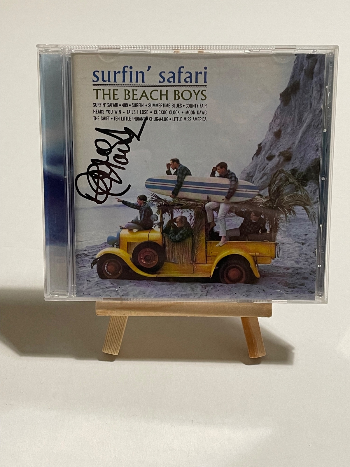 The Beach Boys - Surfin’ Safari. Signed by David Marks