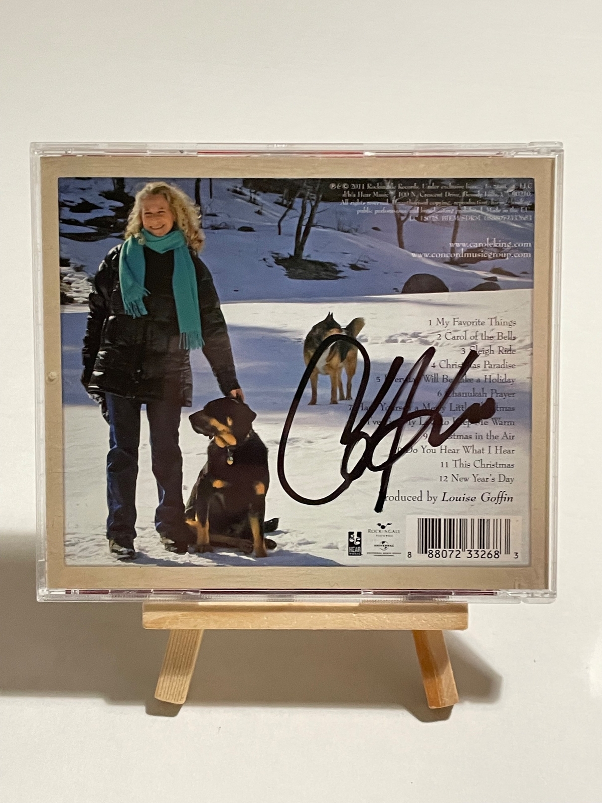 Carole King - A Christmas Carole CD. Signed by Carole King