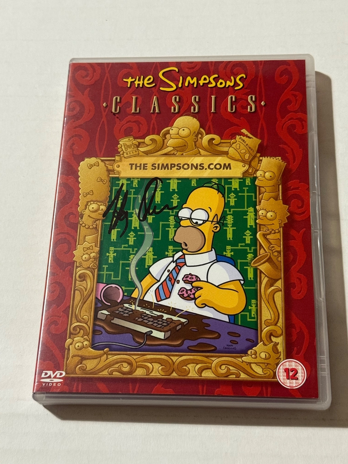 The Simpsons Classics DVD. Signed by Harry Shearer