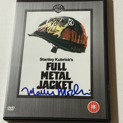 Full Metal Jacket DVD. Signed by Matthew Modine