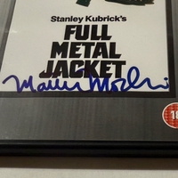 Full Metal Jacket DVD. Signed by Matthew Modine