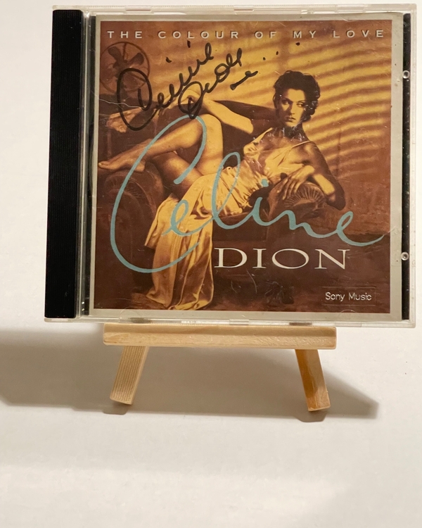 Celine Dion - The Colour Of My Love CD. Signed by Celine Dion