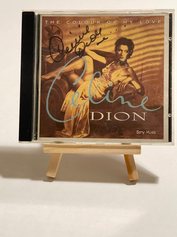 Celine Dion - The Colour Of My Love CD. Signed by Celine Dion