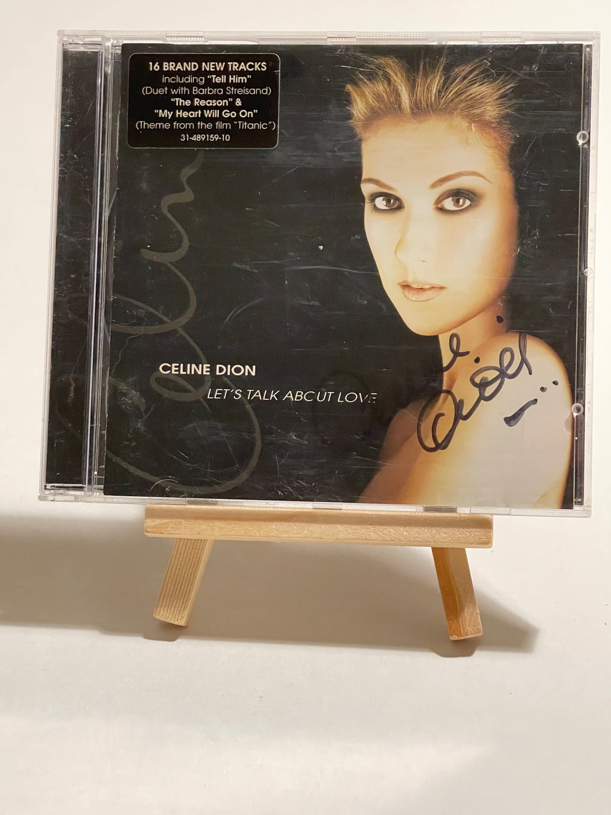 Celine Dion - Let’s Talk About Love CD. Signed by Celine Dion