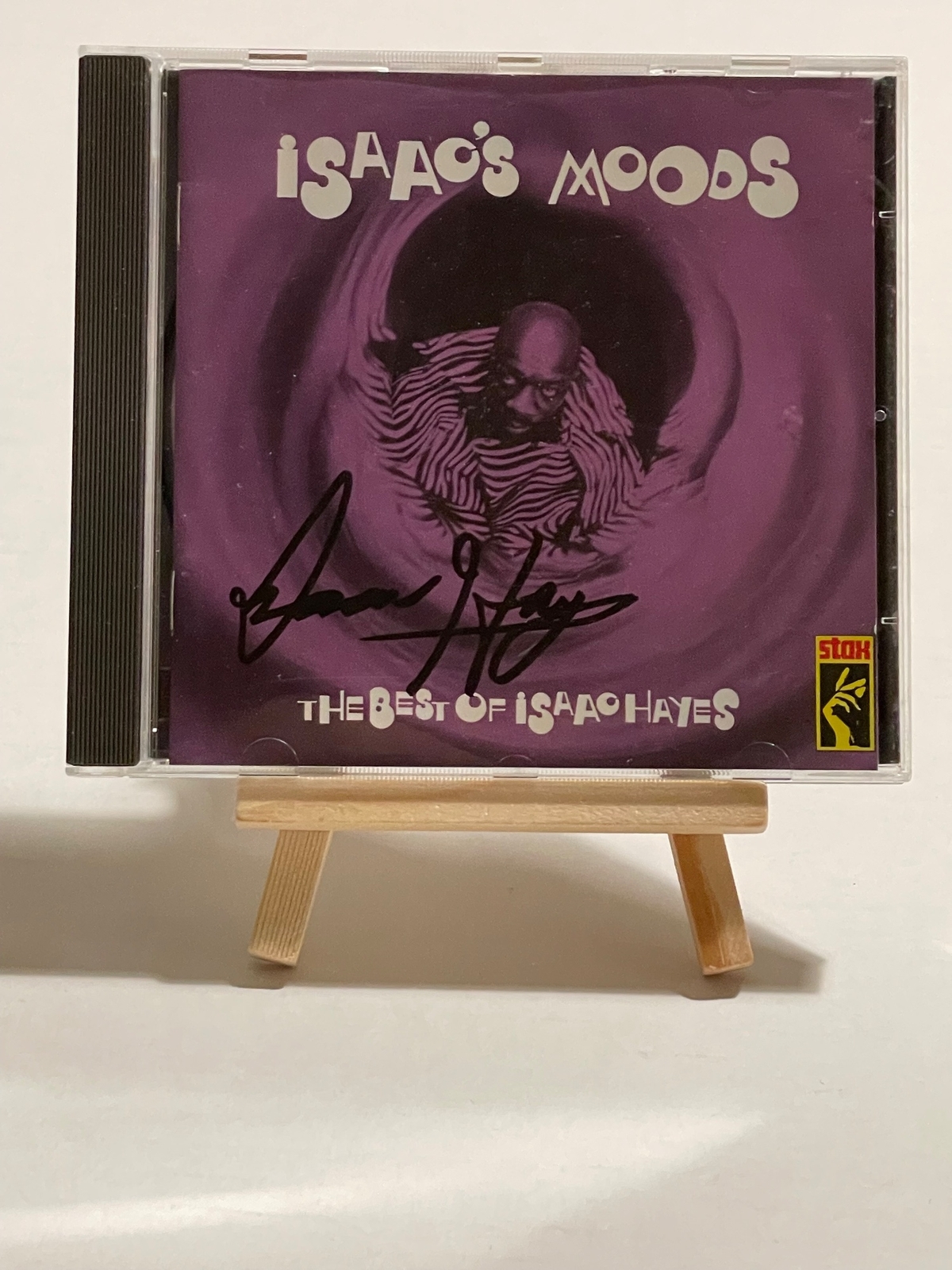Isaac Hayes - Isaac’s Moods CD. Signed by Isaac Hayes