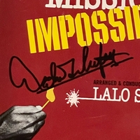 Music from Mission Impossible CD. Signed by Lalo Schifrin