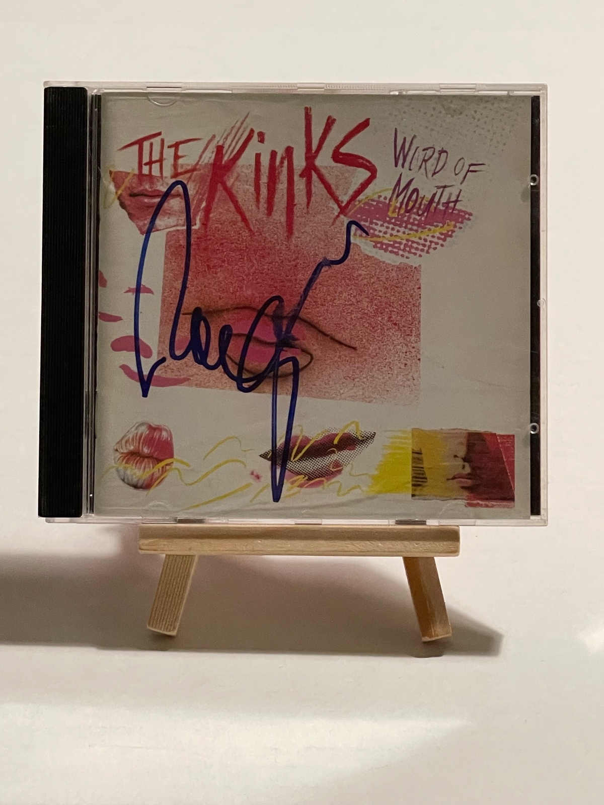 The Kinks - Word of Mouth CD. Signed by Ray Davies