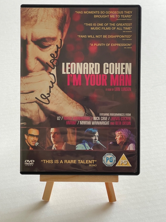 Leonard Cohen - I’m Your Man DVD. Signed by Leonard Cohen