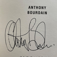 Anthony Bourdain - Kitchen Confidential hardback book. Signed by Anthony Bourdain
