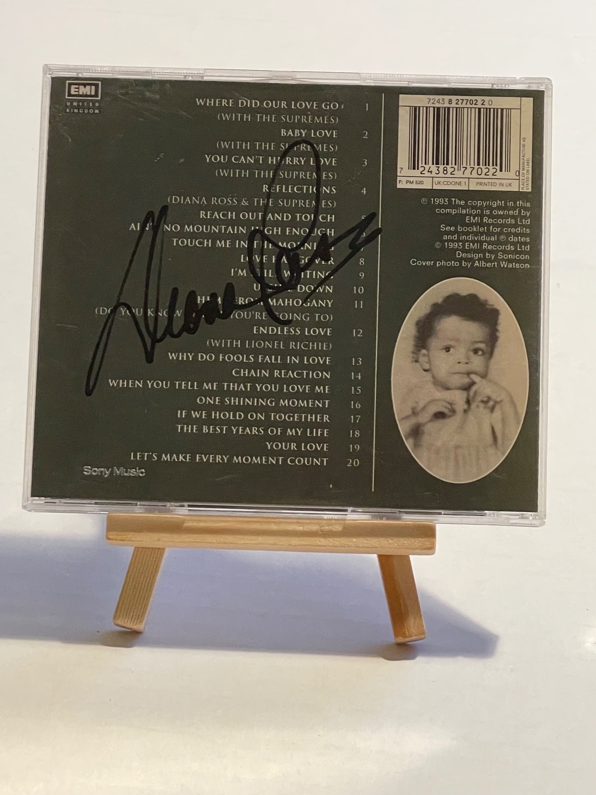 Diana Ross - One Woman CD. Signed by Diana Ross