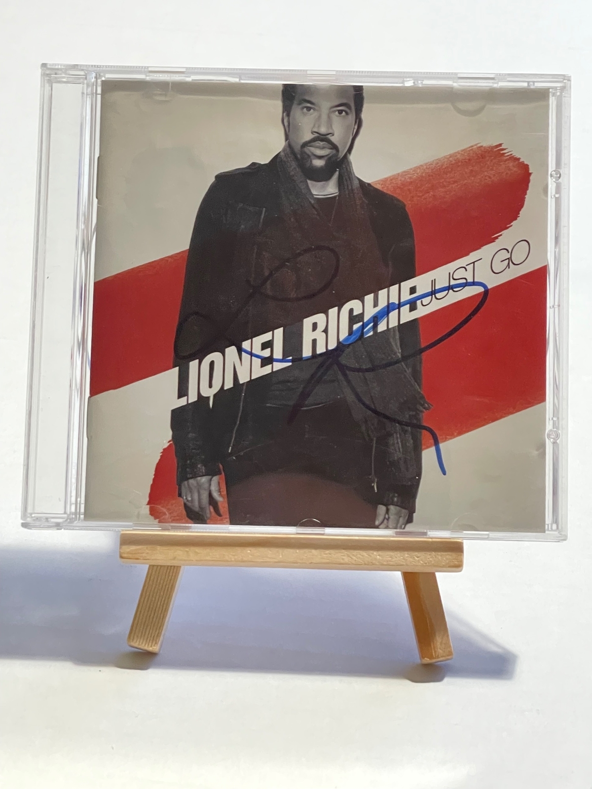 Lionel Richie - Just Go CD. Signed by Lionel Richie