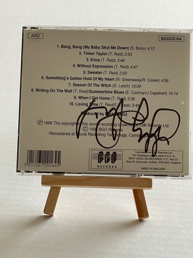 Terry Reid - bang bang you’re Terry Reid CD. Signed by Terry Reid