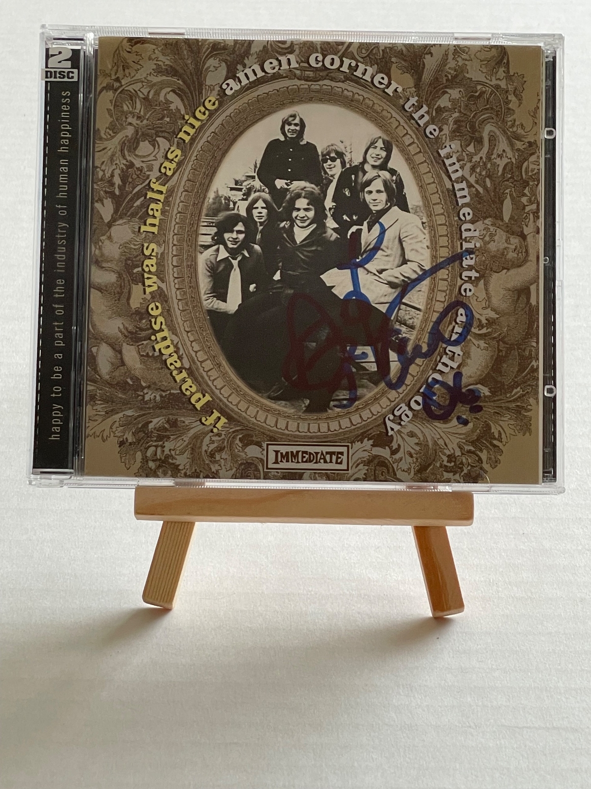 Amen Corner - The immediate anthology CD. Signed by Andy Fairweather