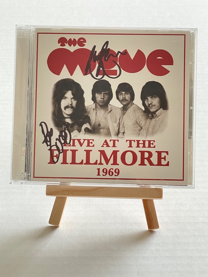 The Move - Live At The Fillmore 1969 CD. Signed by Bev Bevan and Roy Wood