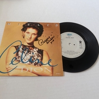Celine Dion - Misled 7”. Signed by Celine Dion