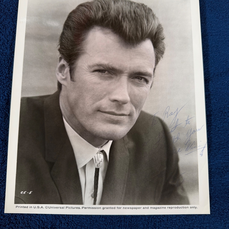 Clint Eastwood signed item
