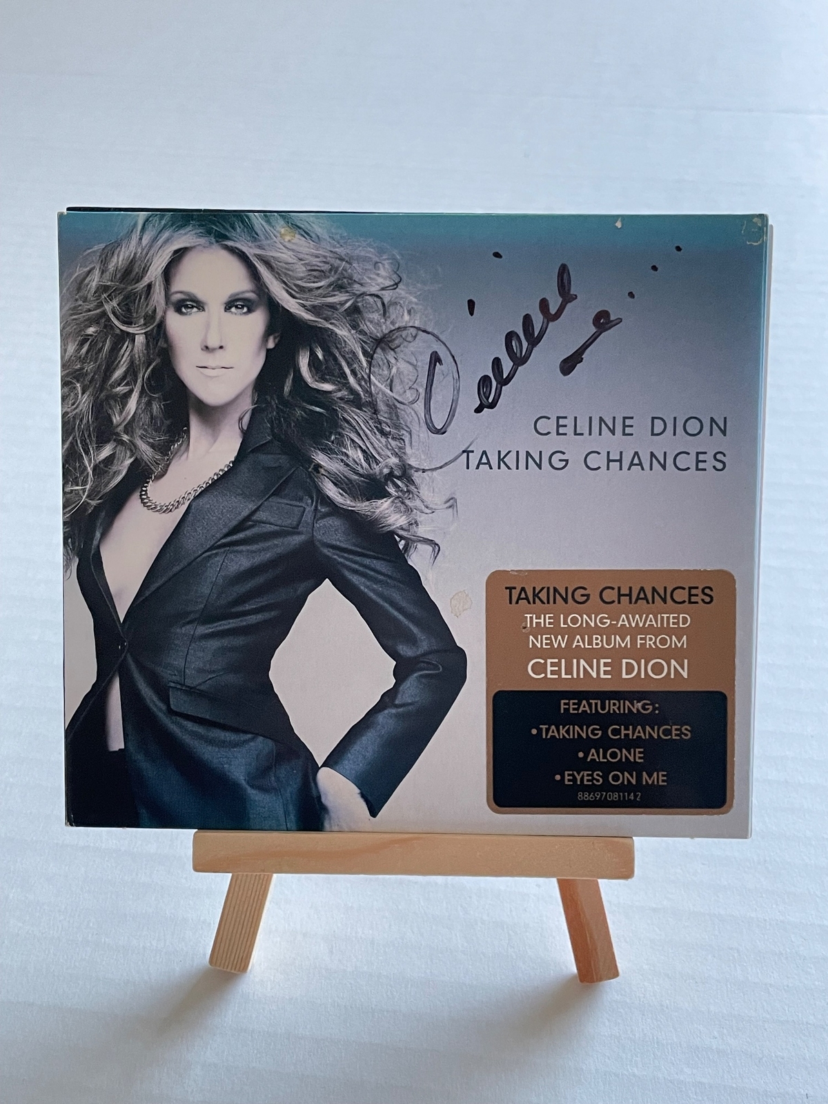 Celine Dion - Taking Chances CD. Signed by Celine Dion