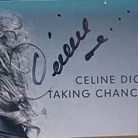Celine Dion - Taking Chances CD. Signed by Celine Dion