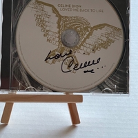 Celine Dion - Loved Me Back To Life CD. Signed by Celine Dion