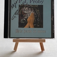 P J Proby - His Hand In Mine CD. Personalised to Nigel and signed by P J Proby