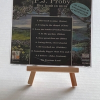 P J Proby - His Hand In Mine CD. Personalised to Nigel and signed by P J Proby