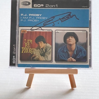PJ Proby - I Am P J Proby CD. Signed by PJ Proby
