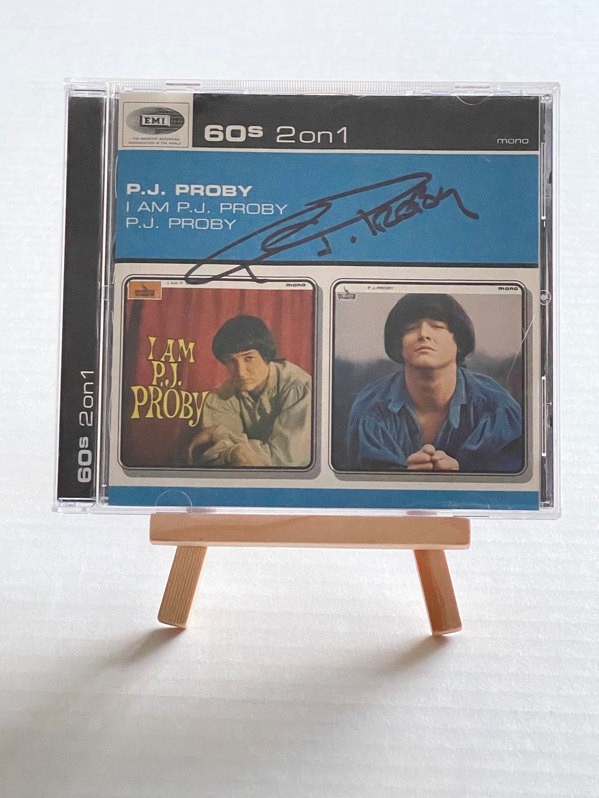 PJ Proby - I Am P J Proby CD. Signed by PJ Proby