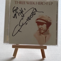 P J Proby - Three Week Hero CD. Personalised to Nigel, Signed by PJ Proby