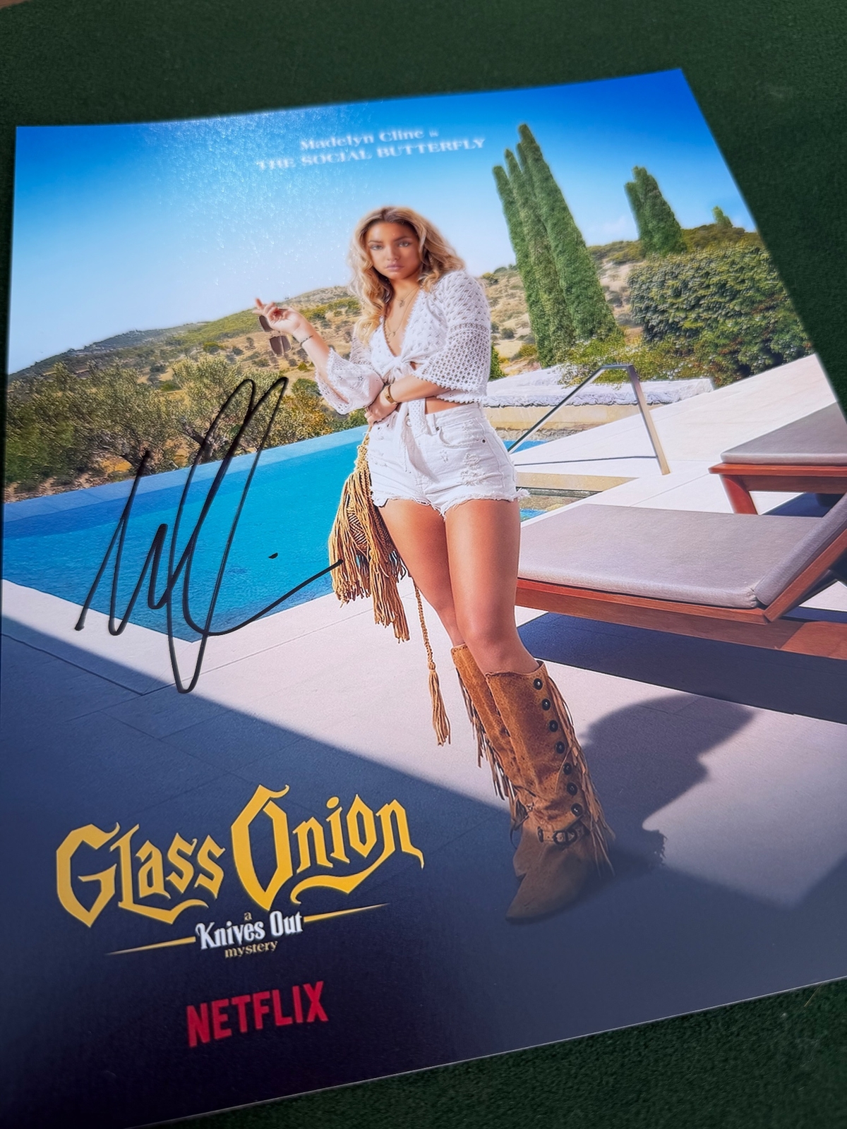 Madelyn Cline signed 8x10 photo