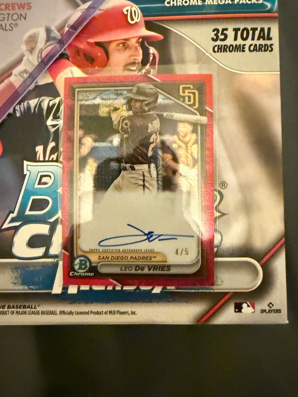 Leo De Vries & Vladimir Guerrero Jr. & Joe Montana signed item
