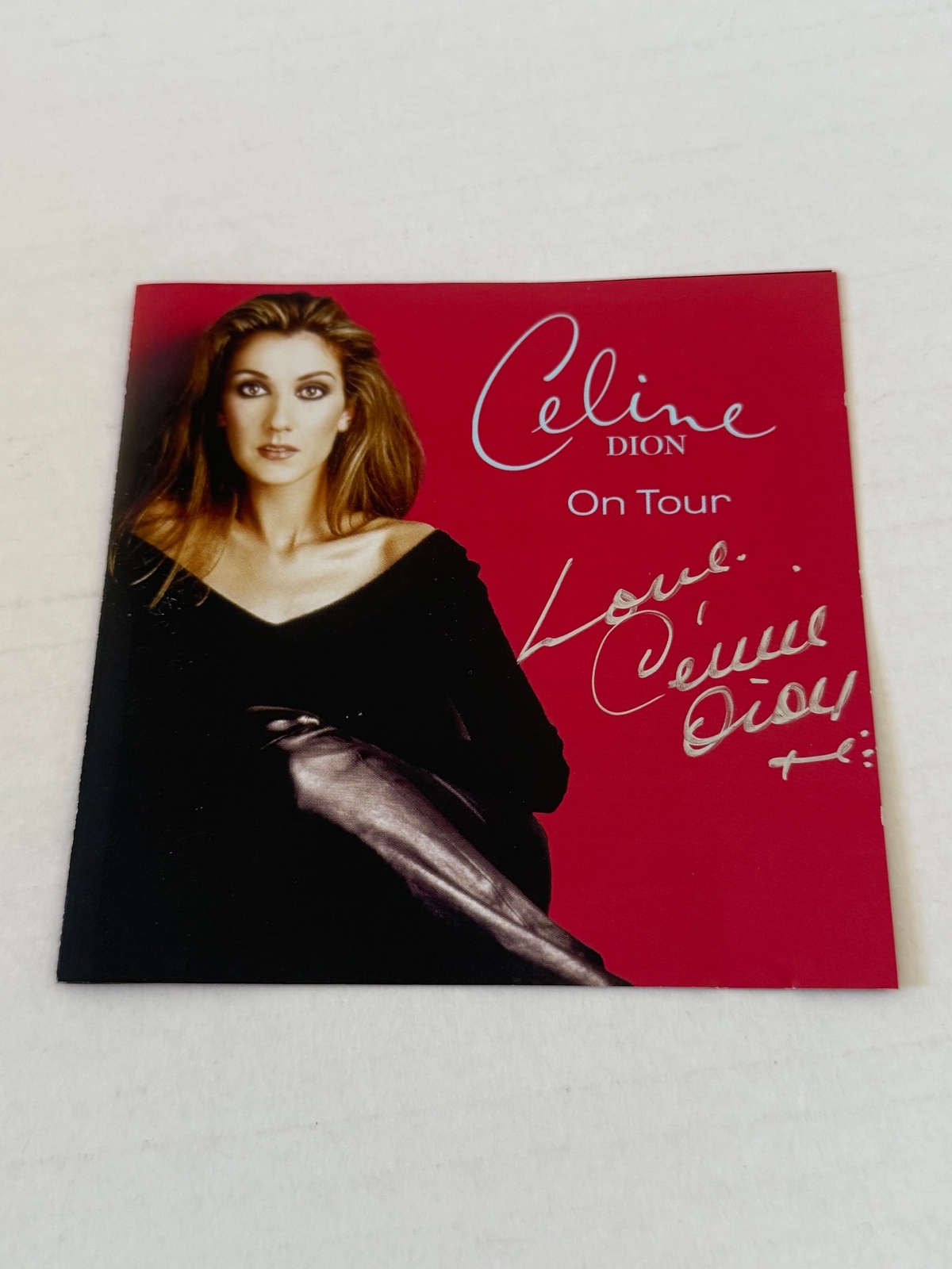 Celine Dion - On Tour Cd. Signed by Celine Dion