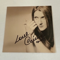 Celine Dion - Best of Celine Dion CD. Signed by Celine Dion. Signed CD booklet and Signed CD cover