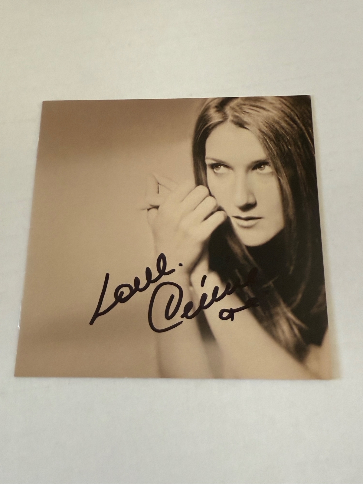 Celine Dion - Best of Celine Dion CD. Signed by Celine Dion. Signed CD booklet and Signed CD cover