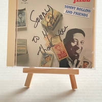 Sonny Rollins and Friends - Compact Jazz CD. Personalised to Nigel by Sonny Rollins and signed by Bob Cranshaw (Bass player)