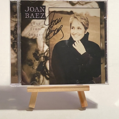 Joan Baez - Gone From Danger CD. Signed by Joan Baez
