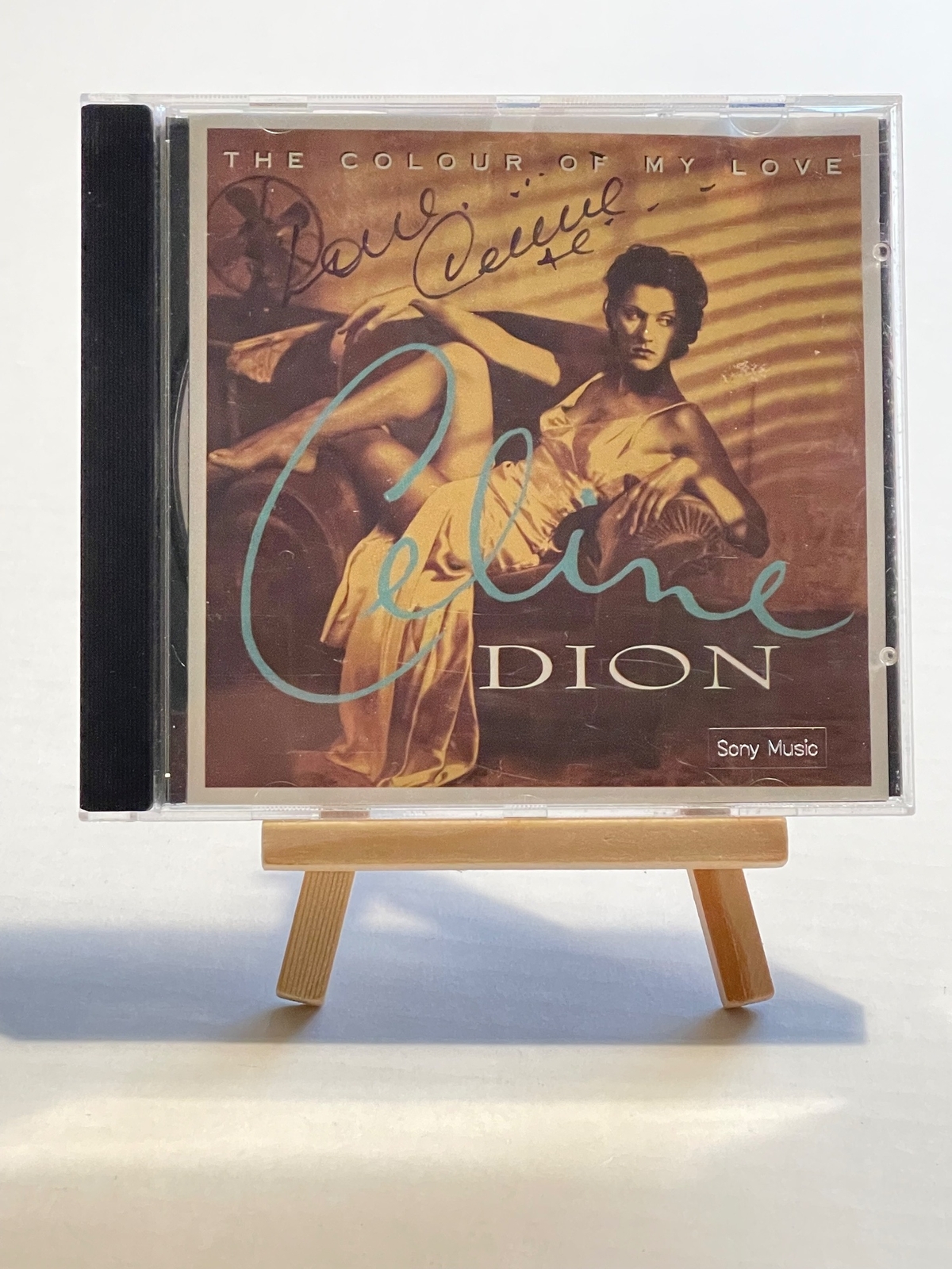 Celine Dion - The Colour Of My Love CD. Signed by Celine Dion