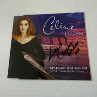 Celine Dion - My Heart Will Go On. CD booklet Signed Twice